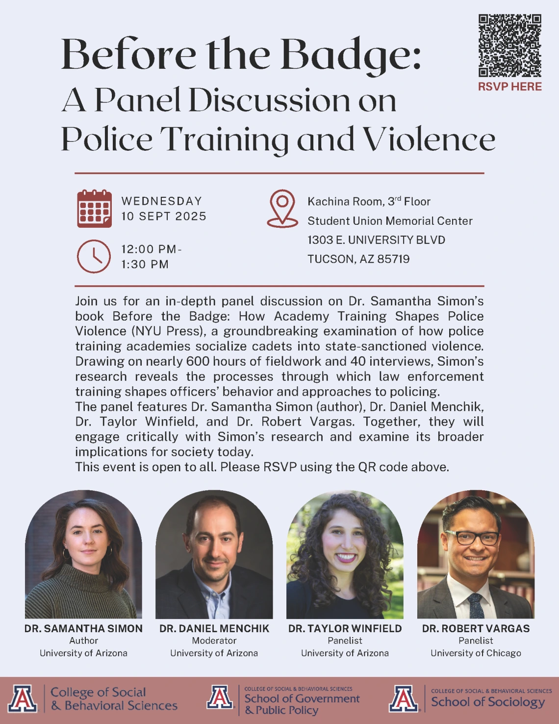 Before the Badge: A Panel Discussion on Police Training and Violence